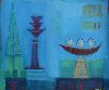 Ottoman Flame - 95 x 70cm 