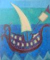 Ottoman Ketch - 48 x 68cm 
