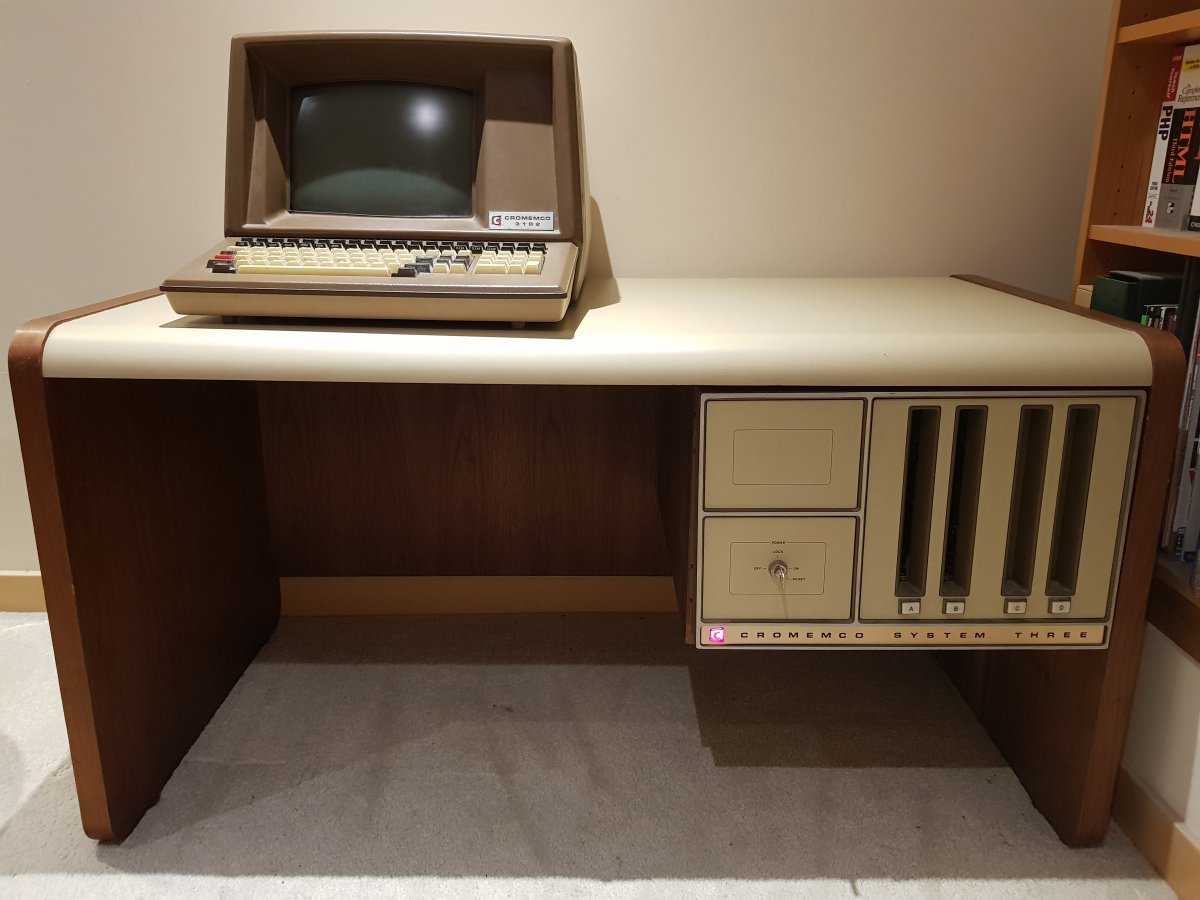 Cromemco Small Desk.
