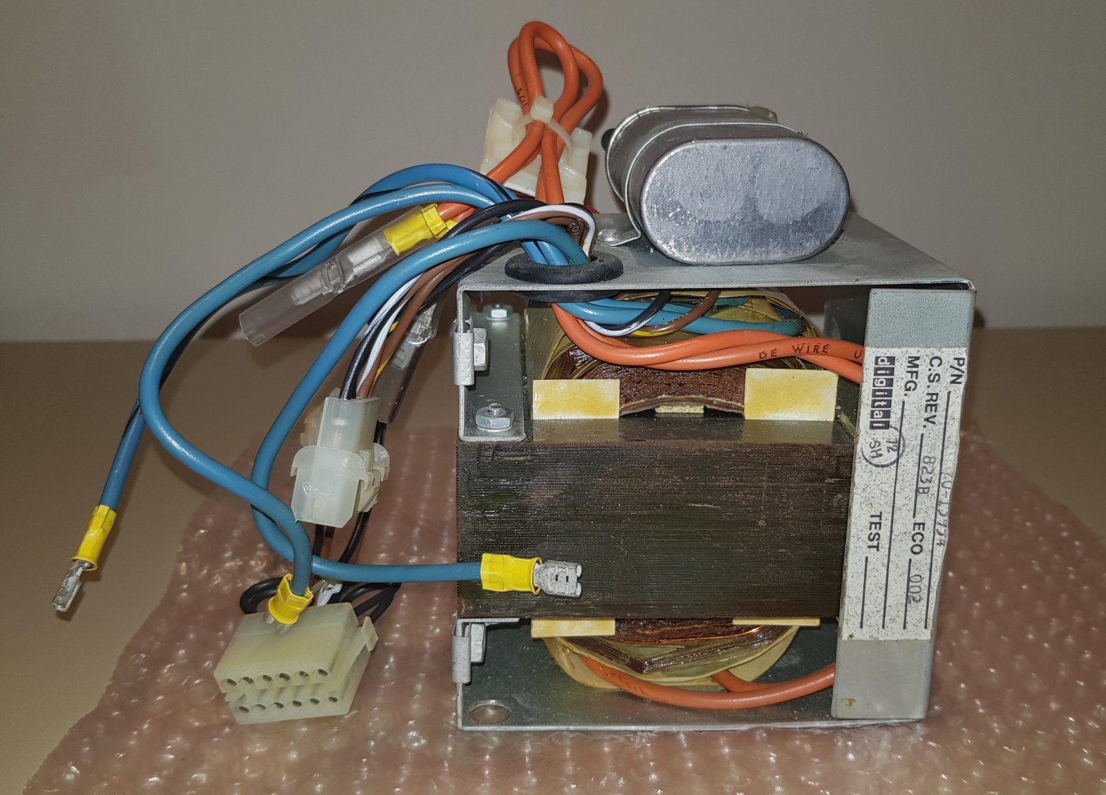 DEC Power Transformer and Capacitor for Semiconductor Memory PDP-8/A