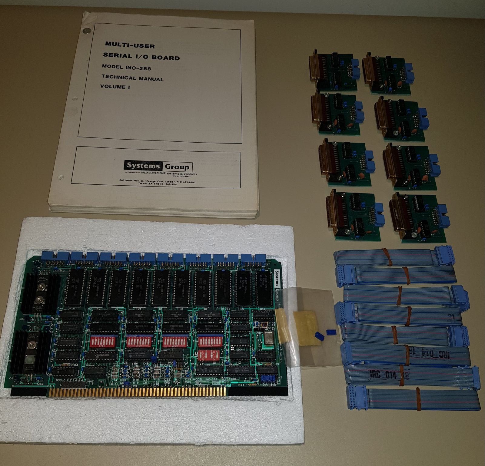 Systems Group Multi-User Serial I/O Board INO-288