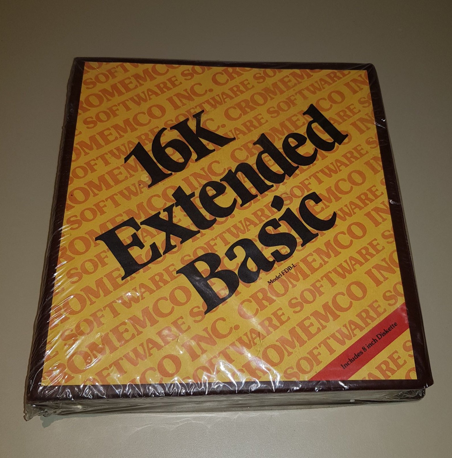 Cromemco 16K Extended Basic on 8